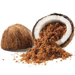 sugar on coconut